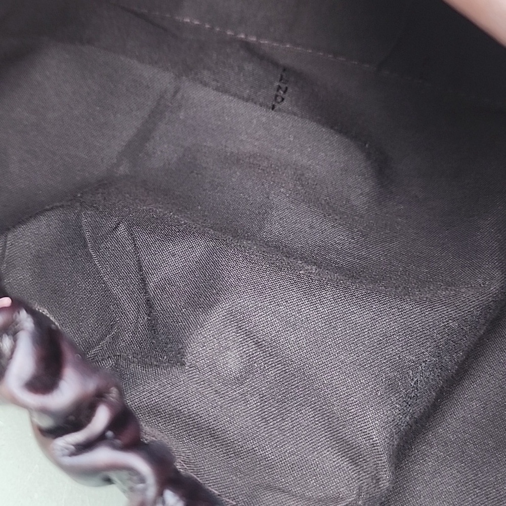 AUTHENTIC RARE FENDI Patent Leather Magic Burgundy Brown Bag - Picture 14 of 16